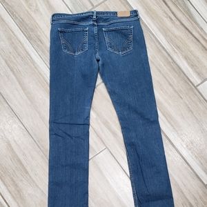Womens Hollister 7R Stretch Straight Leg Denim Jeans